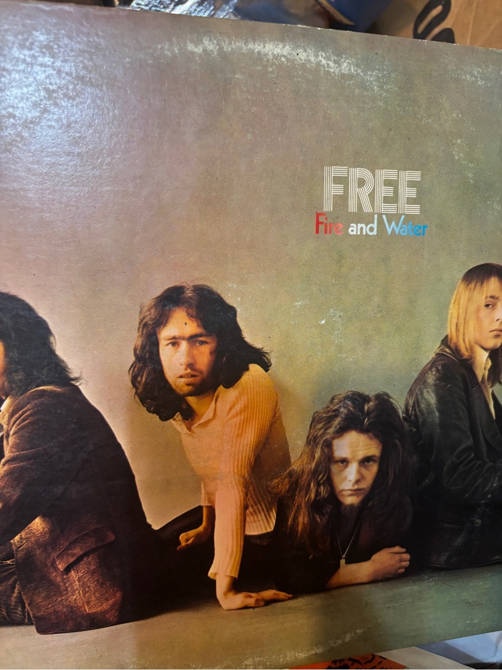 FREE "Fire and Water LP Vinyl Record